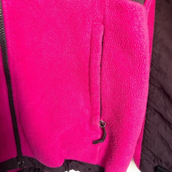 NORTH FACE Denali Polartec Full Zip Fleece Womens Small Magenta Plum Gorpcore - Picture 4 of 7